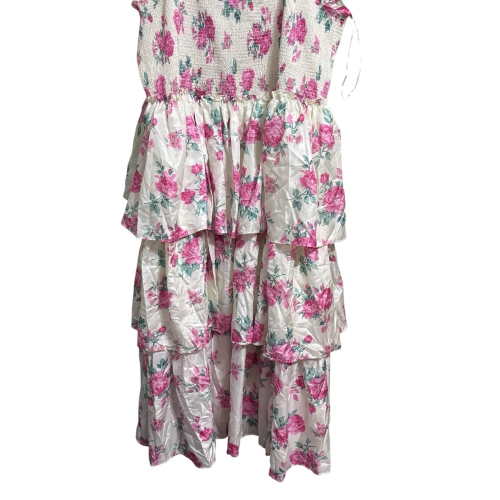 LoveShackFancy x TARGET Sz 2X Elise dress Tiered Dress Floral - Picture 13 of 16